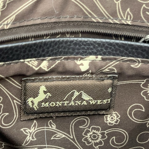 Montana West Horse Print Brown Crossbody Bag Purse Equestrian Western Rodeo - Picture 12 of 13